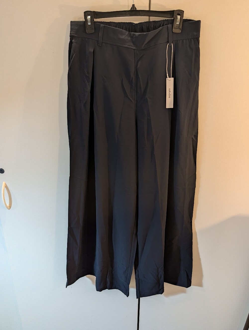 Ododos Wide-Leg Women’s Large Pants in Dark Navy NWT
